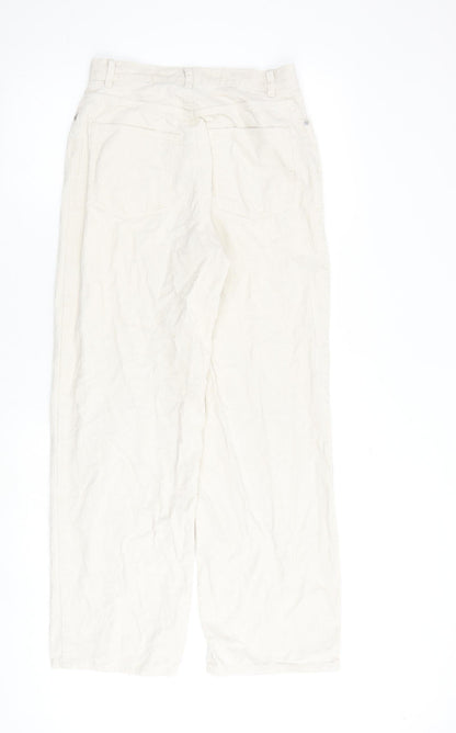 Womens UK Size 8 Monki Regular Fit  Beige Trousers