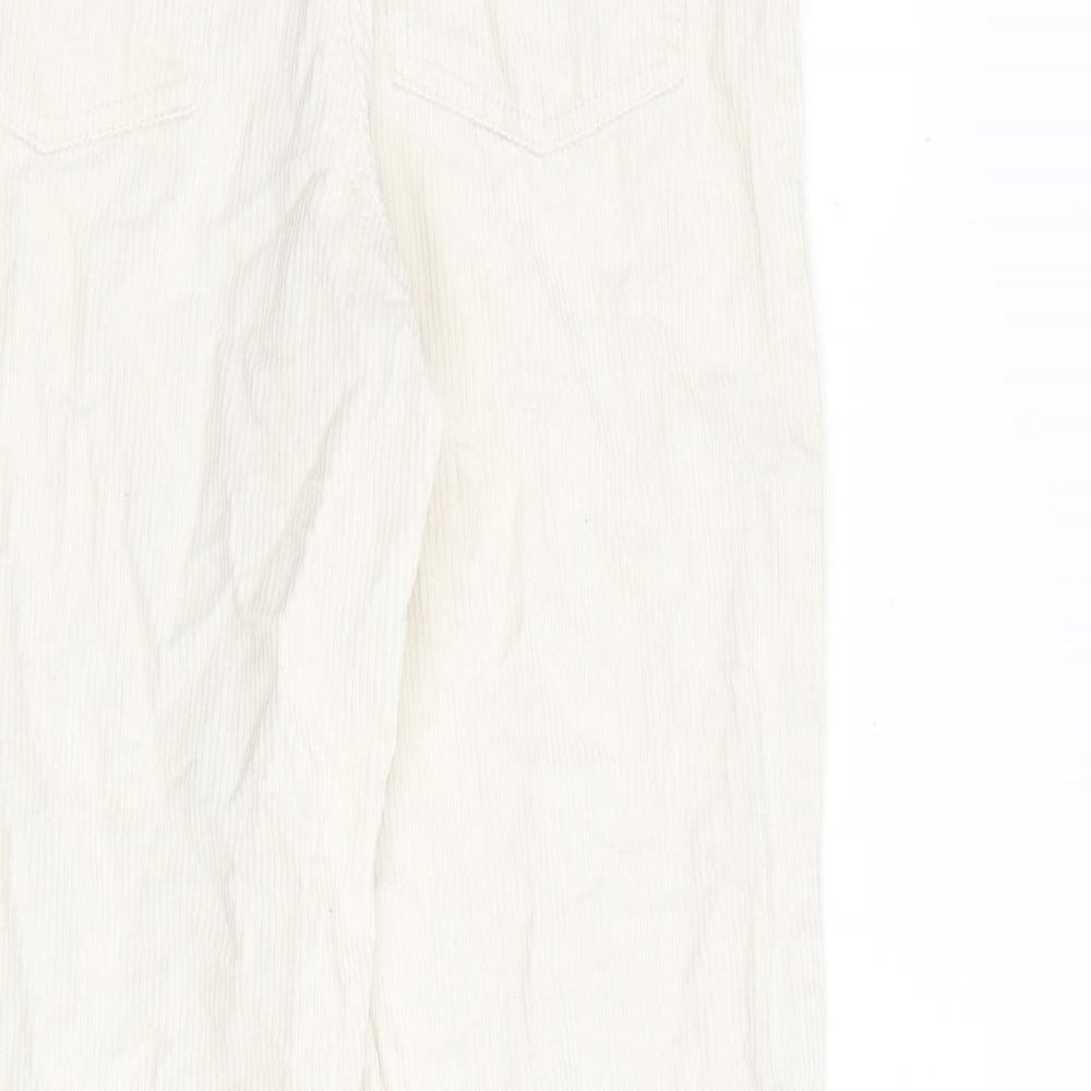 Womens UK Size 8 Monki Regular Fit  Beige Trousers