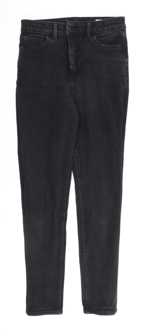 Womens UK Size 8 Marks and Spencer Regular Fit Skinny Black Jeans