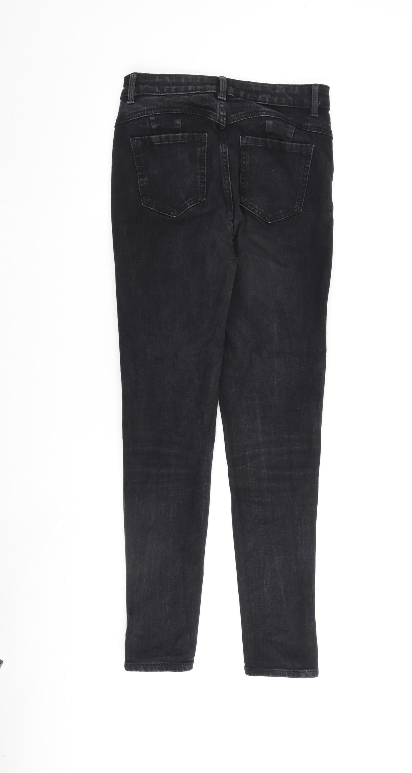 Womens UK Size 8 Marks and Spencer Regular Fit Skinny Black Jeans
