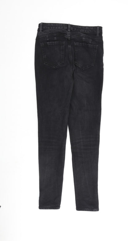 Womens UK Size 8 Marks and Spencer Regular Fit Skinny Black Jeans