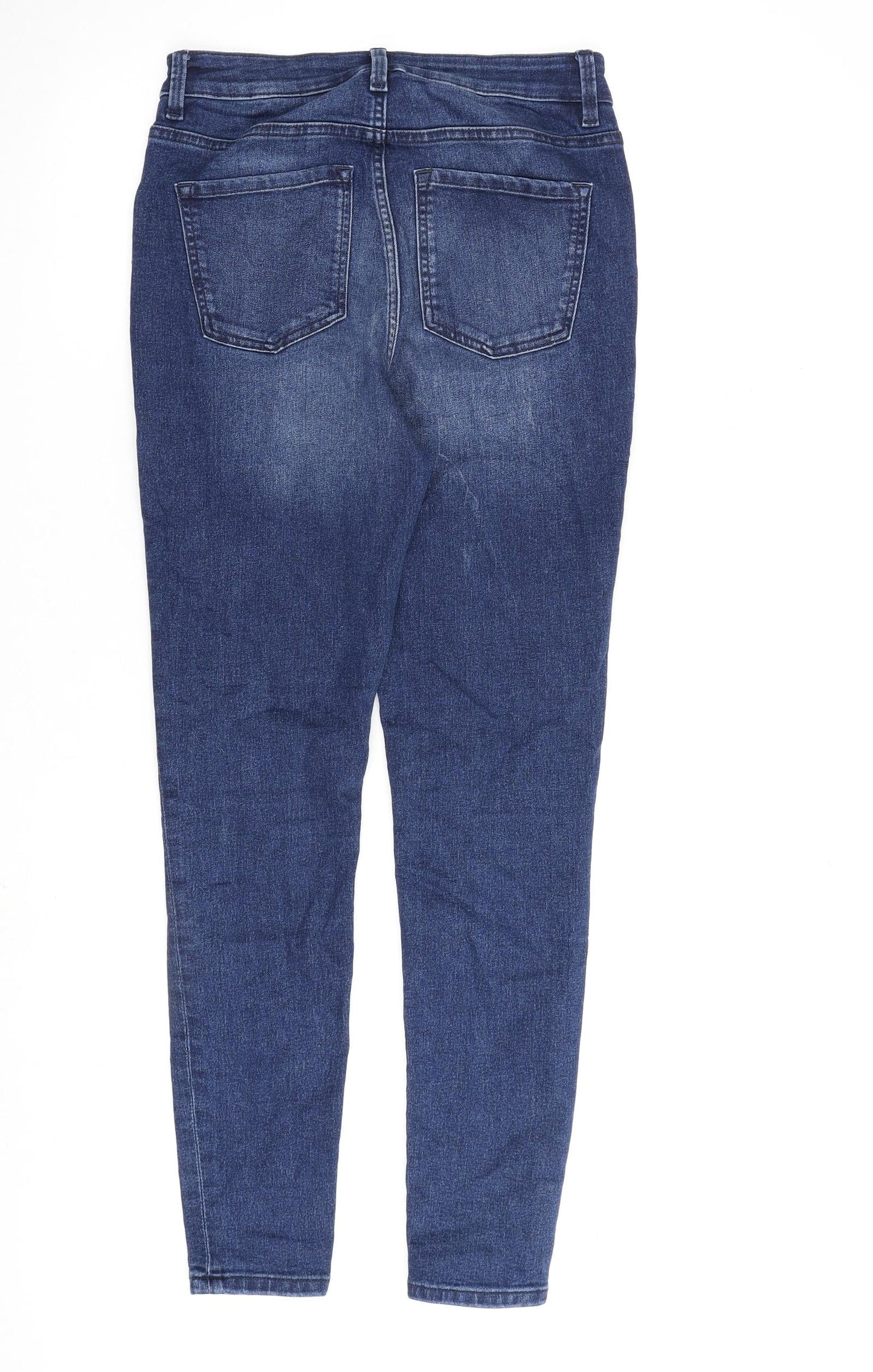 Womens UK Size 8 Marks and Spencer Regular Fit Skinny Blue Jeans