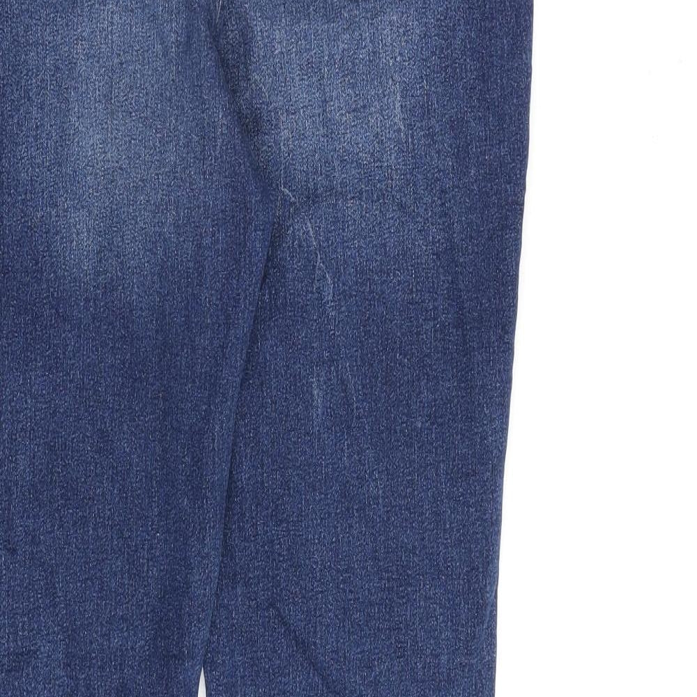 Womens UK Size 8 Marks and Spencer Regular Fit Skinny Blue Jeans