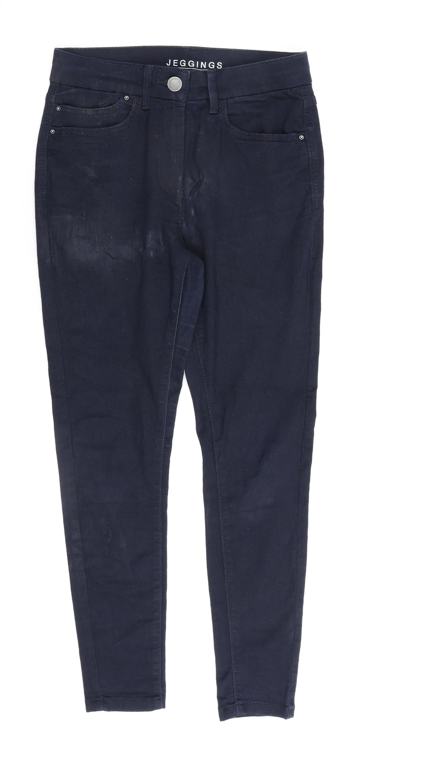 Womens UK Size 10 Marks and Spencer Regular Fit Skinny Blue Jeans