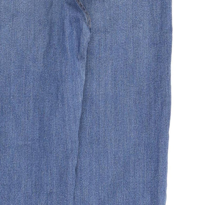 Womens UK Size M Pieces Regular Fit Skinny Blue Jeans