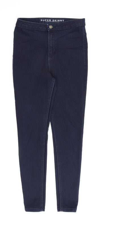 Womens UK Size 10 Marks and Spencer Regular Fit Skinny Blue Jeans
