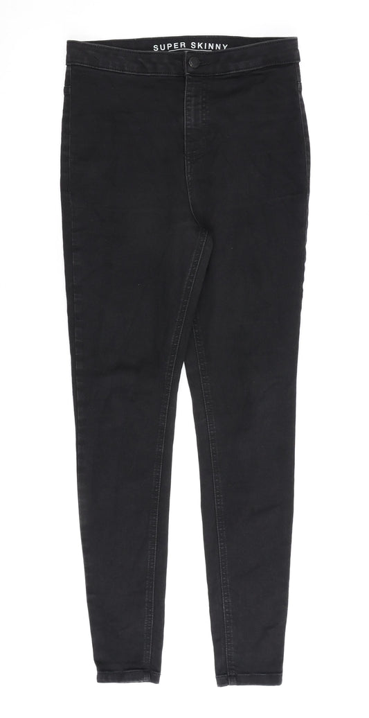 Womens UK Size 12 Marks and Spencer Regular Fit Skinny Black Jeans