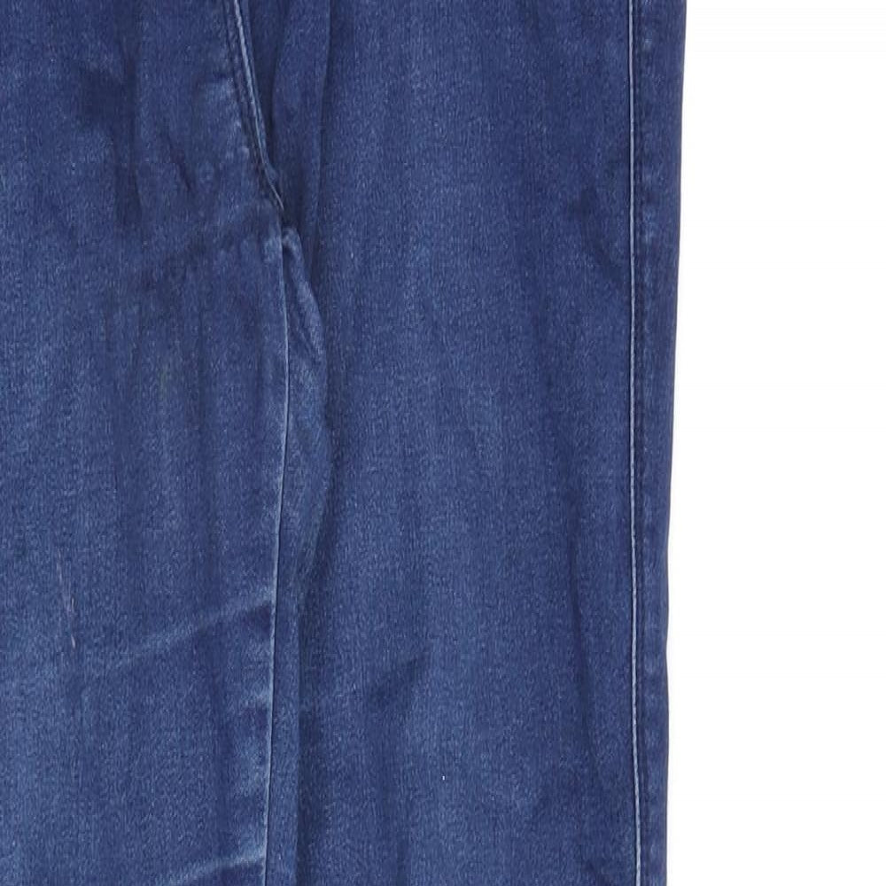 NEXT Womens Blue Cotton Jegging Jeans Size 10 L30 in Regular