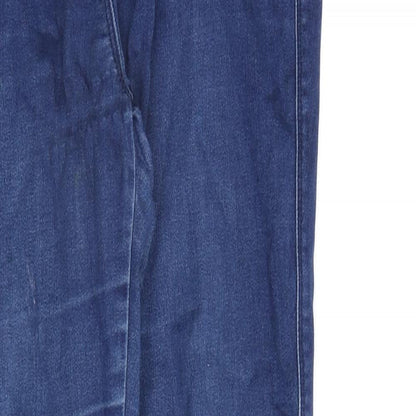 NEXT Womens Blue Cotton Jegging Jeans Size 10 L30 in Regular