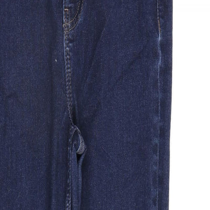 Womens UK Size 8 Marks and Spencer Regular Fit Skinny Blue Jeans
