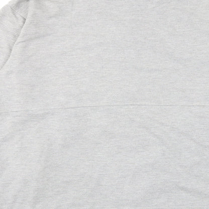 Bonmarché Mens Grey Polyester Pullover Sweatshirt Size M - Zip Pockets