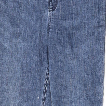 Womens UK Size XS H&M Regular Fit Skinny Blue Jeans