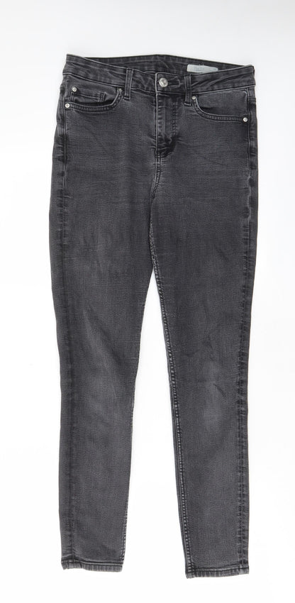 Womens UK Size 10 Marks and Spencer Regular Fit Skinny Grey Jeans