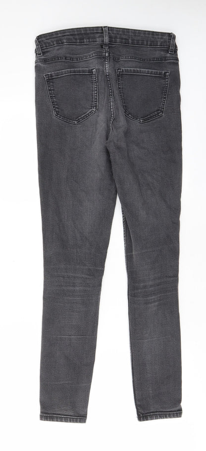 Womens UK Size 10 Marks and Spencer Regular Fit Skinny Grey Jeans