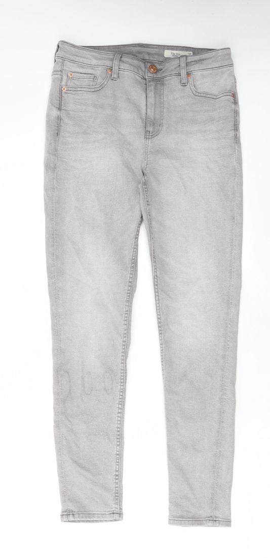 Womens UK Size 10 Marks and Spencer Regular Fit Skinny Gold Jeans