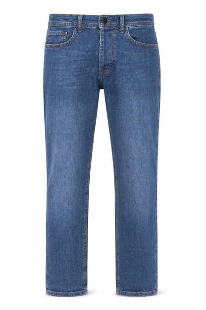 Mens UK Size 32 in Denim & Co. Regular Fit Straight Blue Jeans