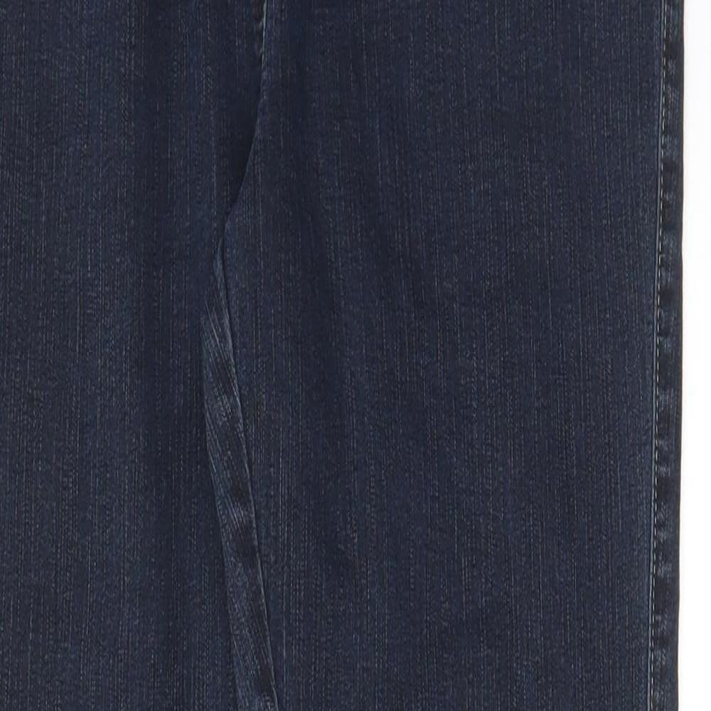 Cc Womens Blue Cotton Jegging Jeans Size 12 L29 in Regular - Elasticated Waist