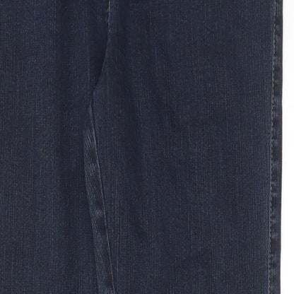 Cc Womens Blue Cotton Jegging Jeans Size 12 L29 in Regular - Elasticated Waist