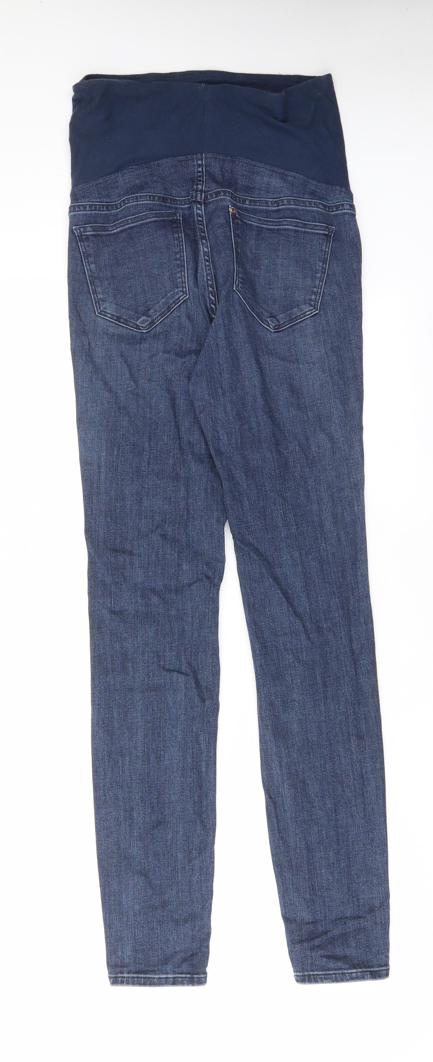 Womens UK Size 8 H&M Regular Fit Skinny Blue Jeans