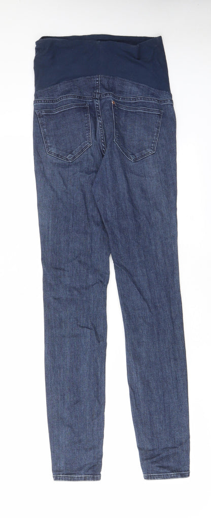 Womens UK Size 8 H&M Regular Fit Skinny Blue Jeans