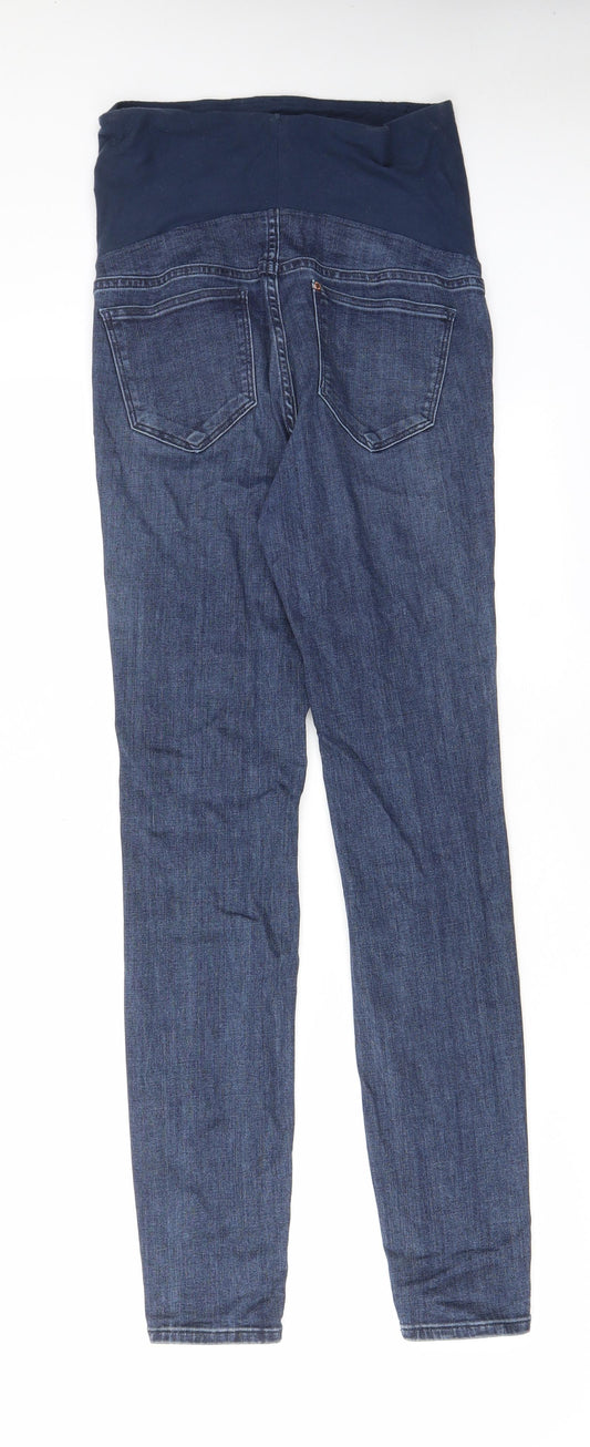 Womens UK Size 8 H&M Regular Fit Skinny Blue Jeans