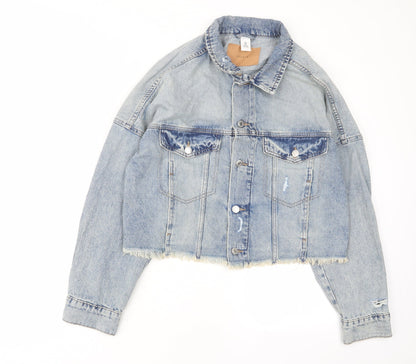 Womens UK Size M H&M Blue Jacket