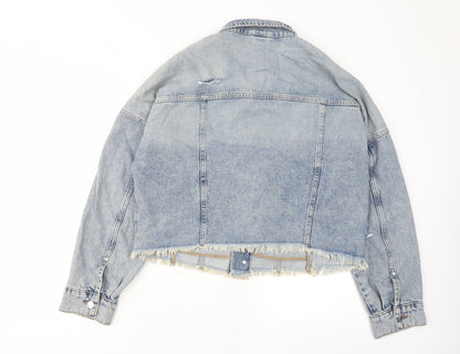 Womens UK Size M H&M Blue Jacket