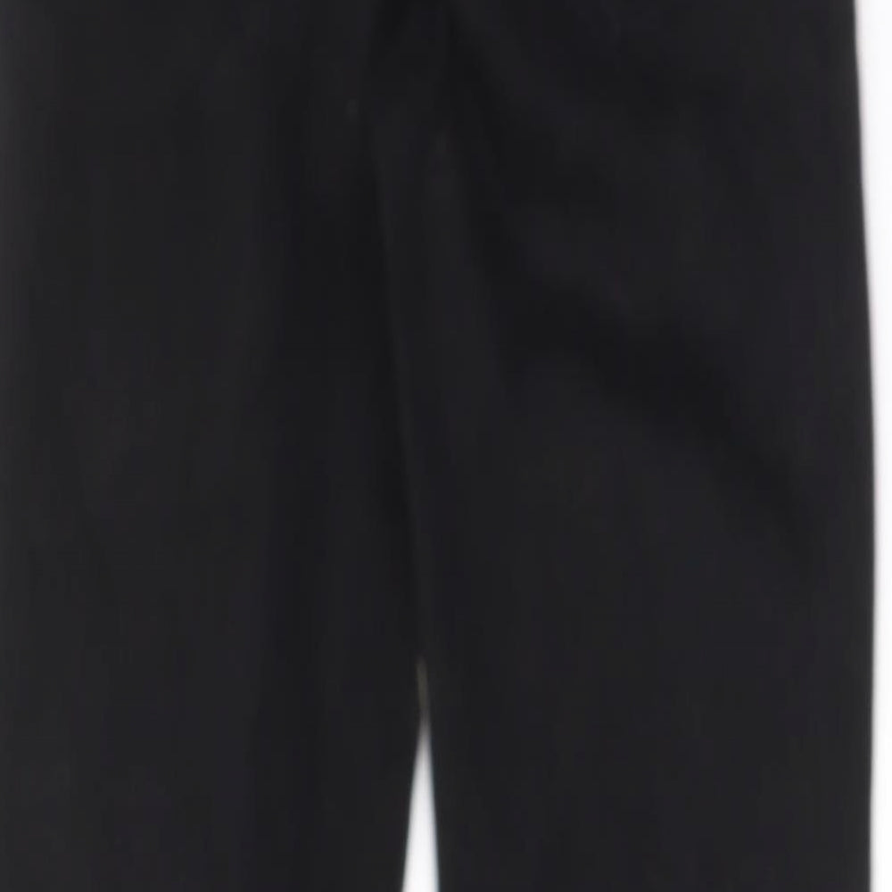 Zara Womens Black Cotton Skinny Jeans Size 8 L28 in Regular Zip - Pockets