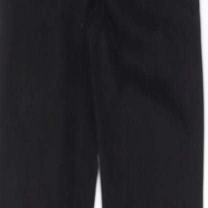 Zara Womens Black Cotton Skinny Jeans Size 8 L28 in Regular Zip - Pockets