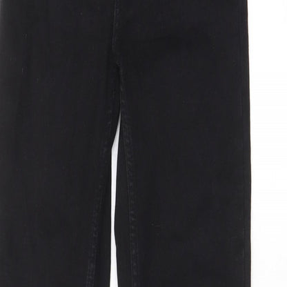 Womens UK Size 26 in Reclaimed Vintage Regular Fit Bootcut Black Jeans