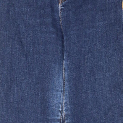 Hudson Womens Blue Cotton Skinny Jeans Size 31 in L29 in Regular Zip - Pockets