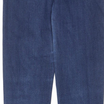 Hudson Womens Blue Cotton Skinny Jeans Size 31 in L29 in Regular Zip - Pockets