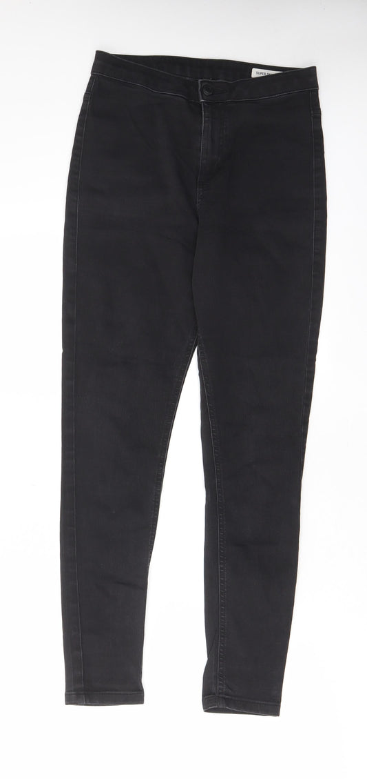 Womens UK Size 10 Marks and Spencer Regular Fit Skinny Black Jeans