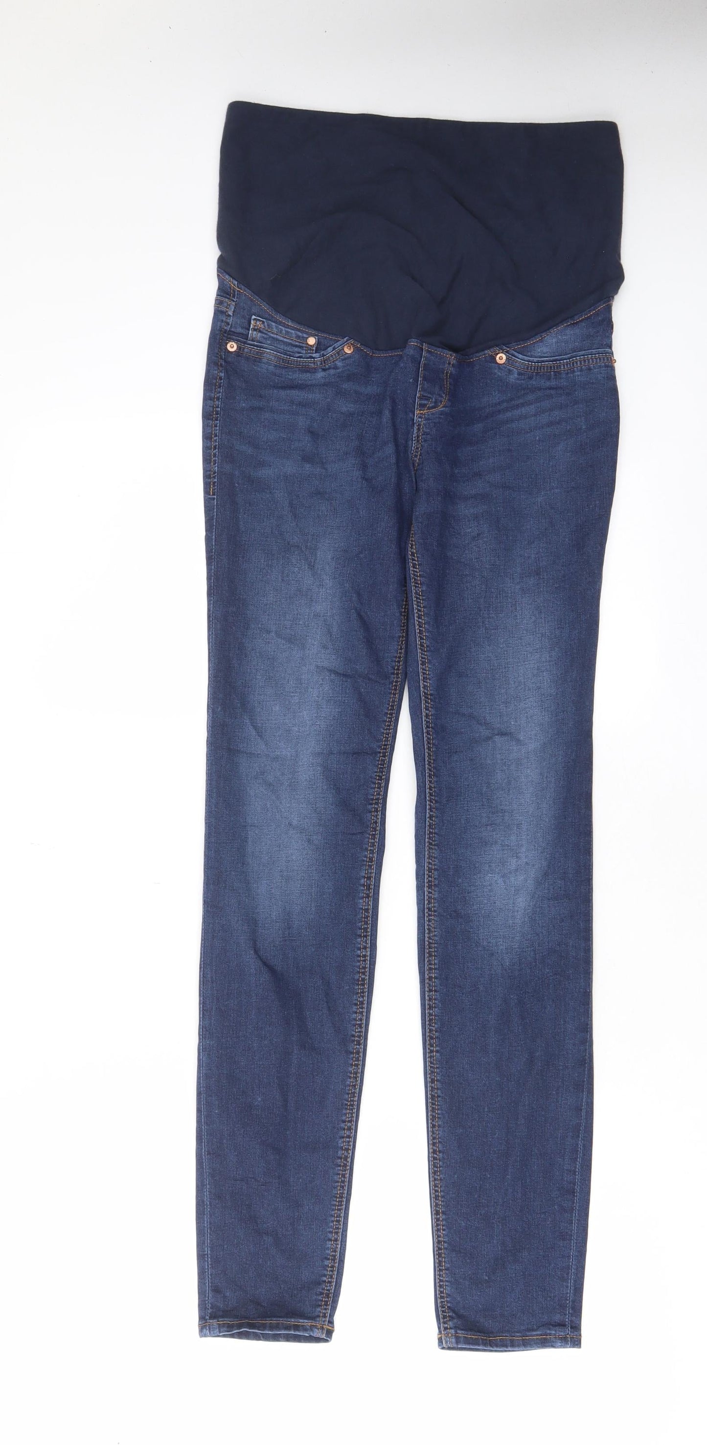 Womens UK Size 10 H&M Regular Fit Jegging Blue Jeans