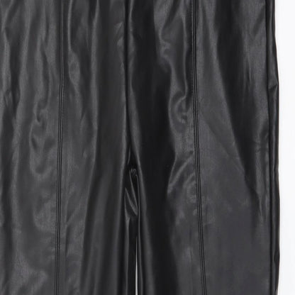 Womens UK Size 16 Marks and Spencer Regular Fit  Black Trousers