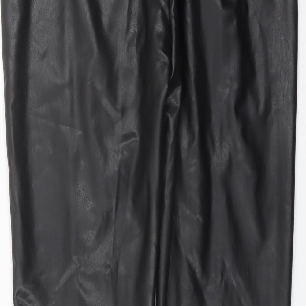 Womens UK Size 16 Marks and Spencer Regular Fit  Black Trousers