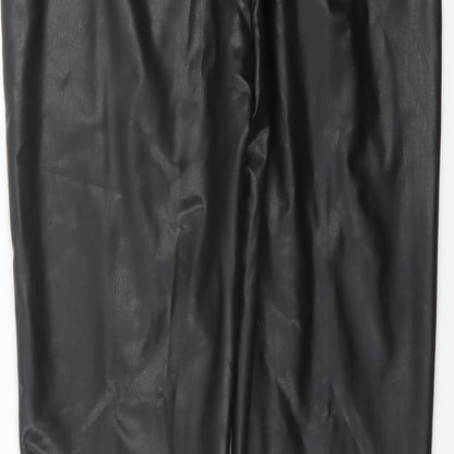 Womens UK Size 16 Marks and Spencer Regular Fit  Black Trousers