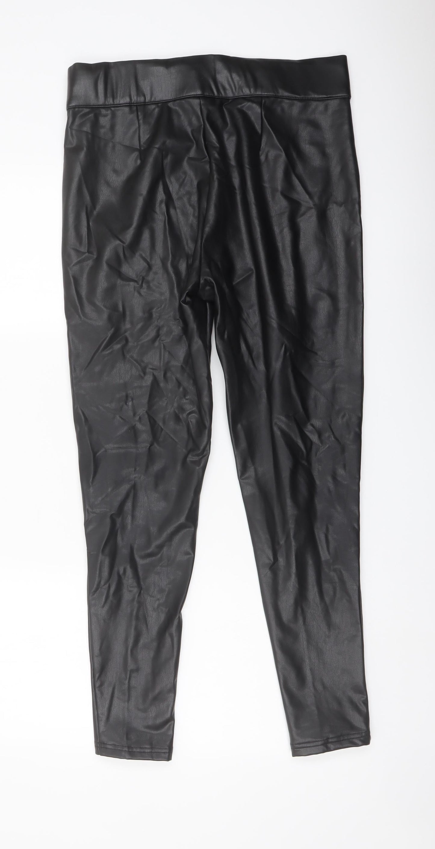 Womens UK Size 14 Marks and Spencer Regular Fit  Black Trousers