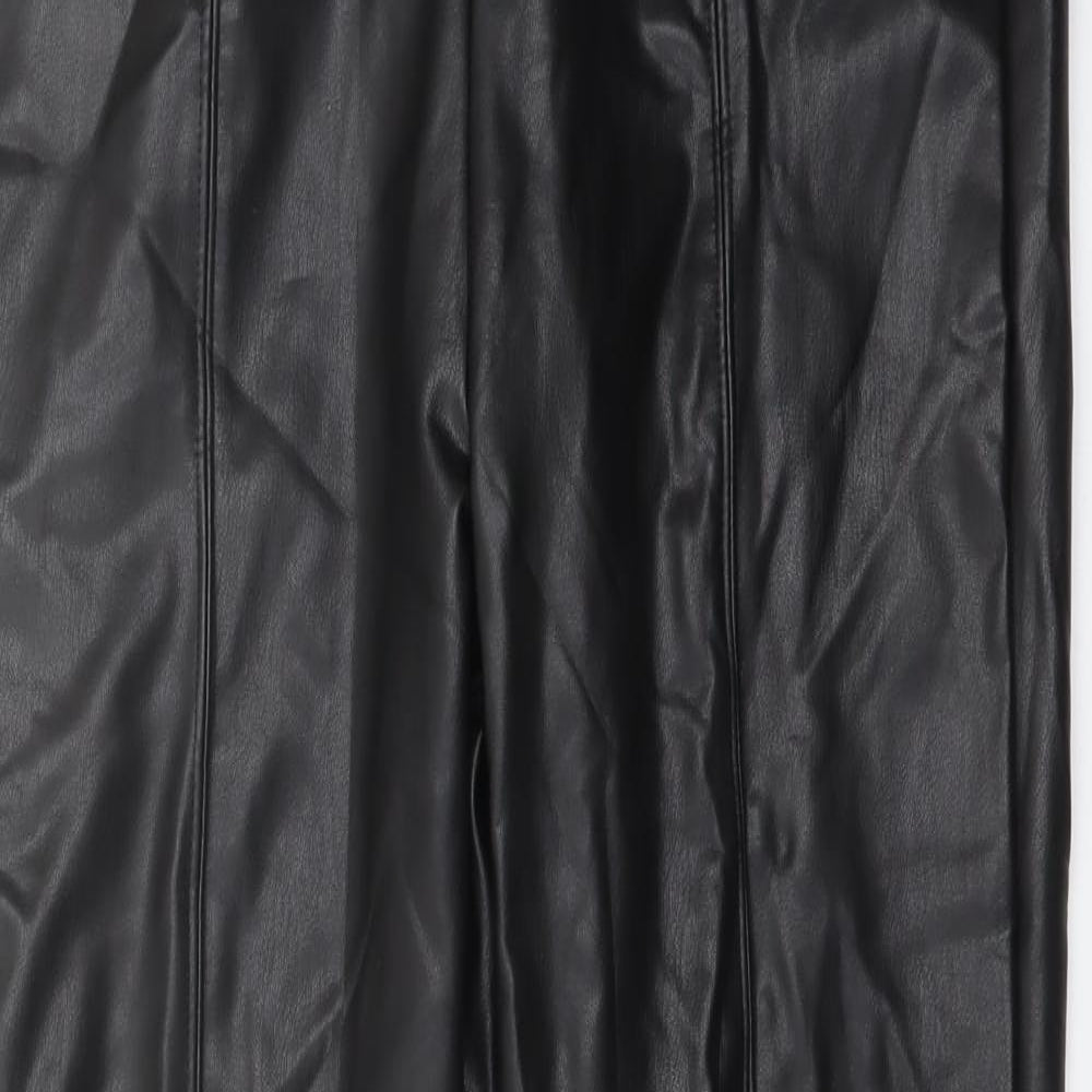 Womens UK Size 14 Marks and Spencer Regular Fit  Black Trousers