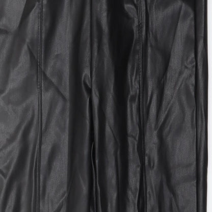 Womens UK Size 14 Marks and Spencer Regular Fit  Black Trousers