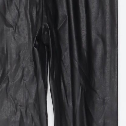 Womens UK Size 14 Marks and Spencer Regular Fit  Black Trousers
