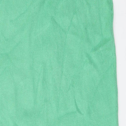 Marks and Spencer Womens Green Viscose Straight & Pencil Skirt Size M