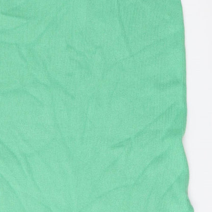 Marks and Spencer Womens Green Viscose Straight & Pencil Skirt Size L
