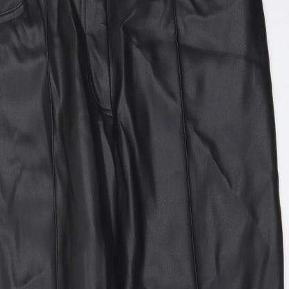 Womens UK Size 14 Marks and Spencer Regular Fit  Black Trousers