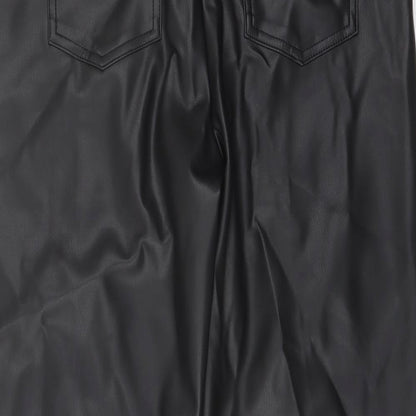Womens UK Size 14 Marks and Spencer Regular Fit  Black Trousers