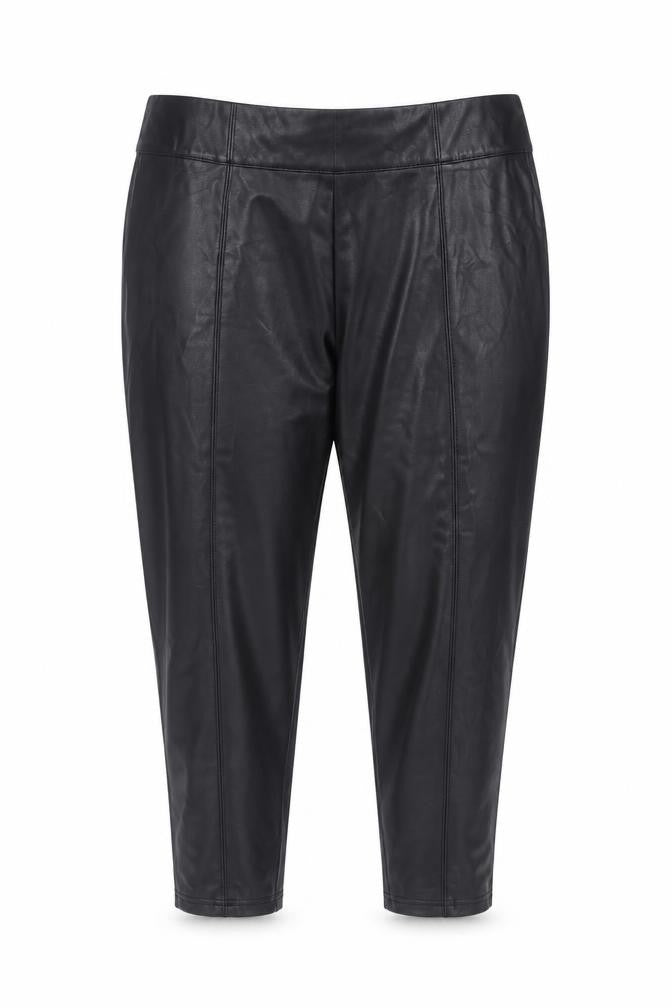 Marks and Spencer Womens Black Polyester Trousers Size 18 L25 in Regular