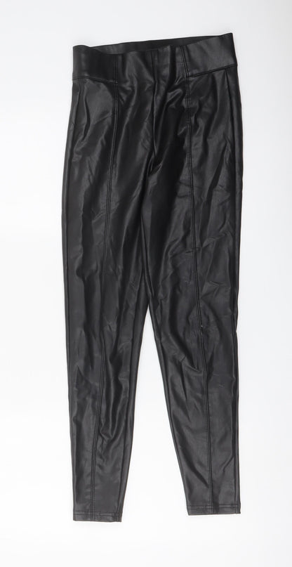 Womens UK Size 6 Marks and Spencer Regular Fit  Black Trousers