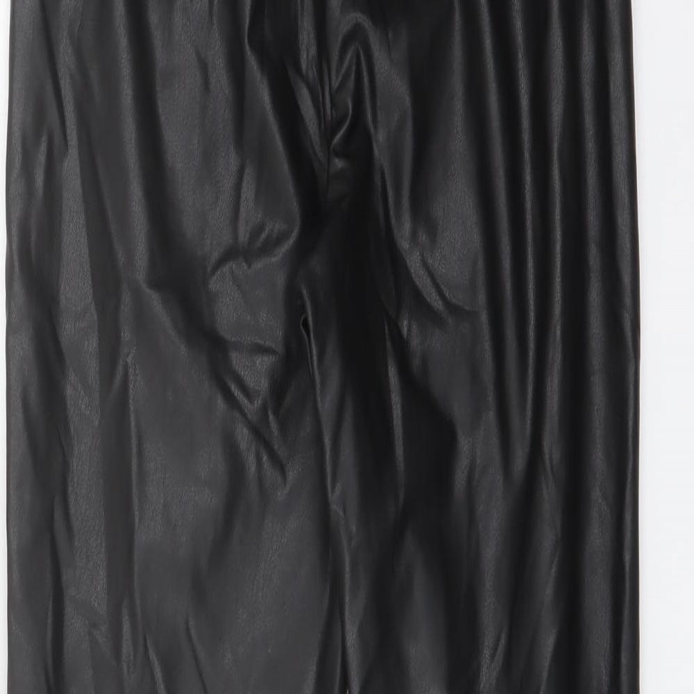 Womens UK Size 6 Marks and Spencer Regular Fit  Black Trousers