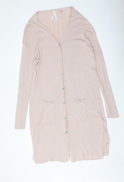 Womens UK Size L Seraphine Pink Cardigan Jumper
