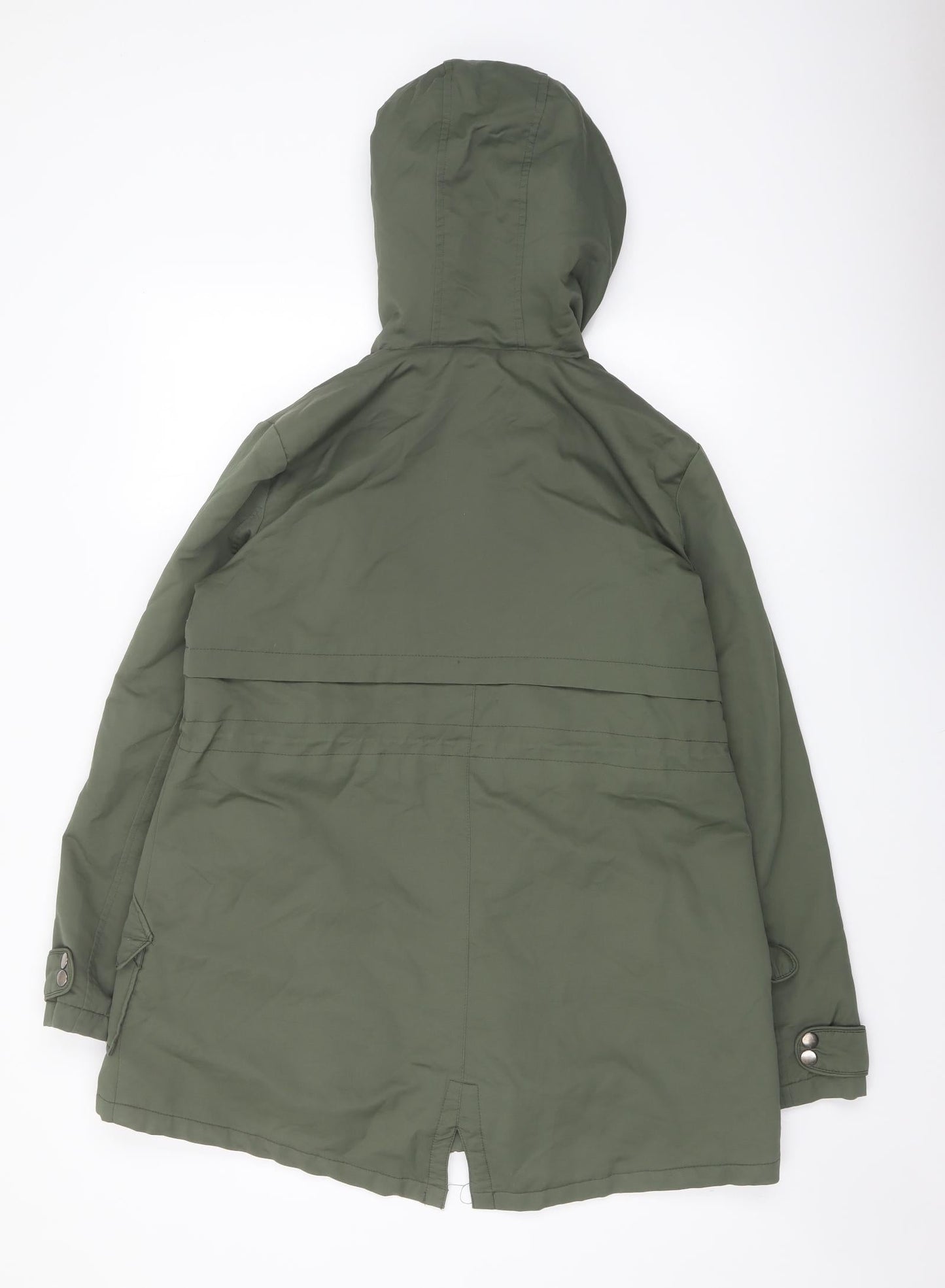 Womens UK Size 8 ASOS Green Parka Coat